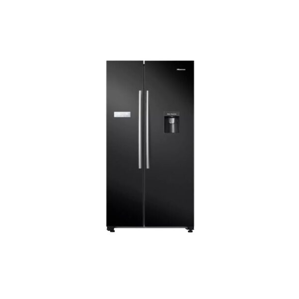 Hisense RS741N4WBE American Fridge Freezer - Black
