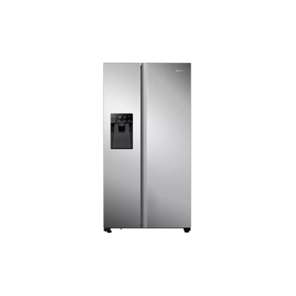 Hisense RS694N4TIE American Fridge Freezer - Silver