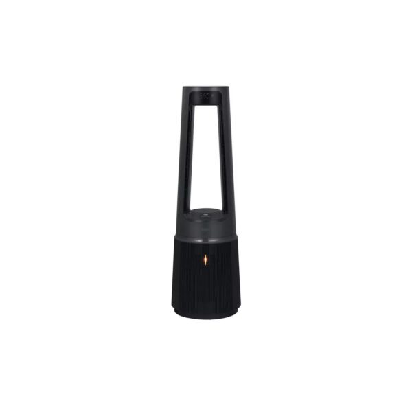 Bush Black Bladeless Cool,Purify & Heat Tower Fan