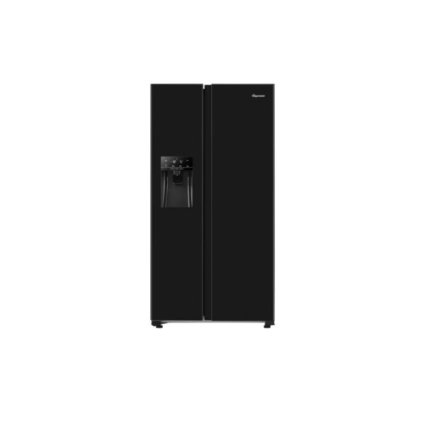 Fridgemaster MS91500IEB American Fridge Freezer - Black